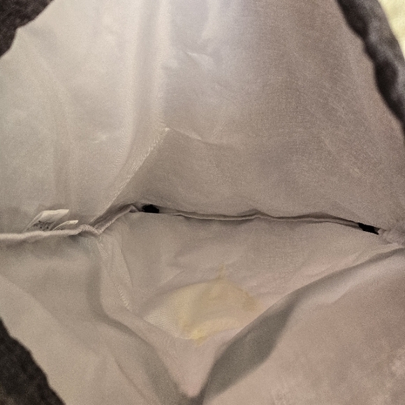 Thirty One Bags Sinch Sack Gray Drawstring Backpack with Embroidered Design - Picture 5 of 7